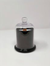 GLOSSY BLACK CLOCHE LUXURY VESSEL CANDLES