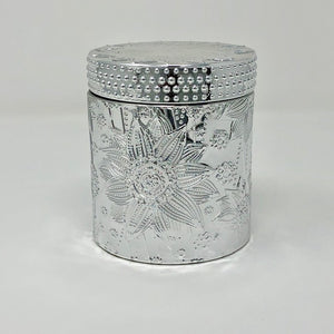SILVER LUXURY LOTUS FLOWER CANDLES