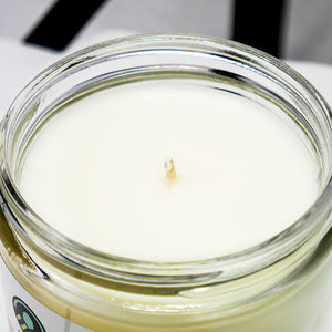 Eco Cotton Wick Organicole Candle Top View